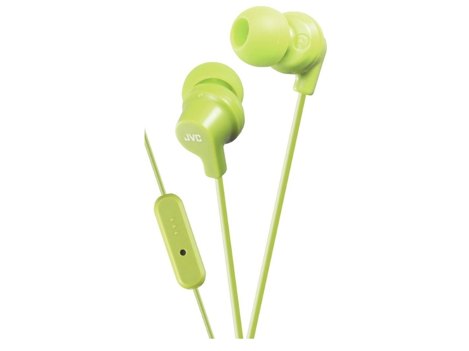 Auriculares con Cable JVC HA-FR15 (In Ear - Micrófono - Verde)