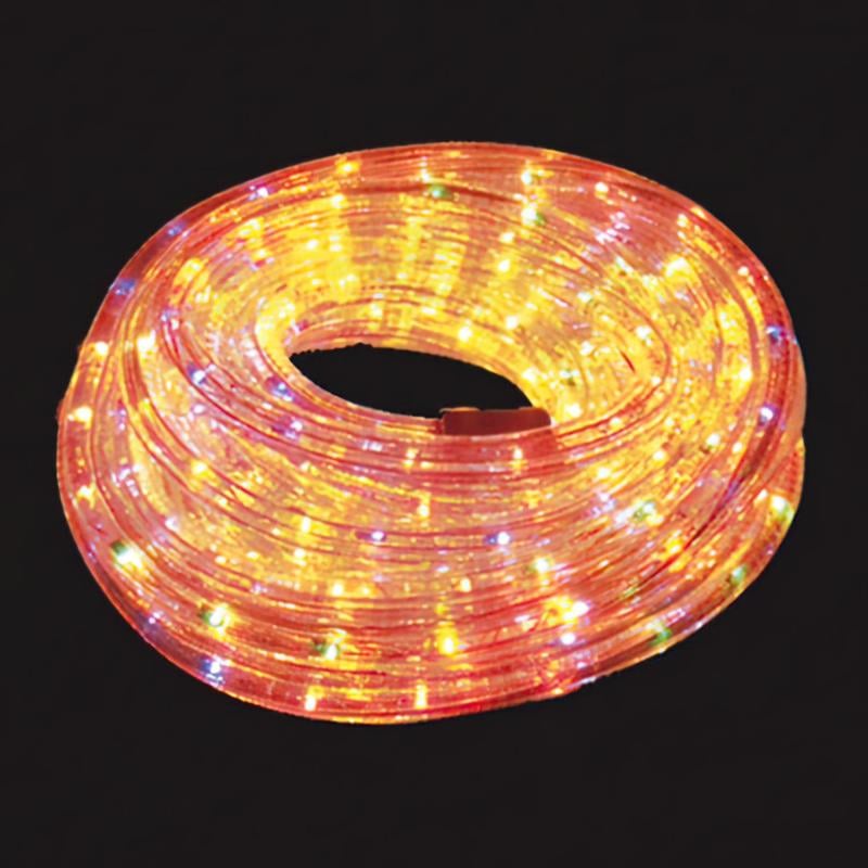 Luces navidad tubo luz colores exterior ip44 rollo 10 metros