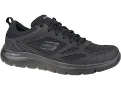 Zapatillas SKECHERS Malla Arejada Hombre (42.5 - Negro)