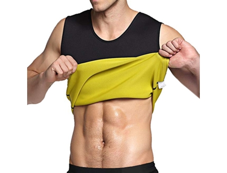 Top de entrenamiento con efecto sauna - Amarillo 2XL