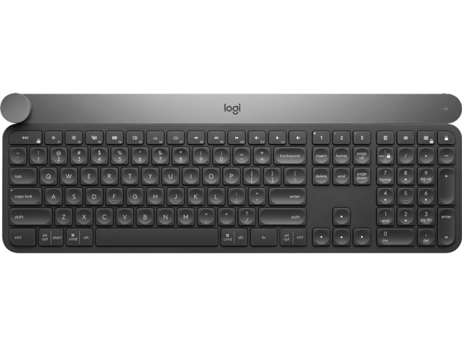 Teclado LOGITECH Craft (Inalámbrico - Idioma US - Negro)