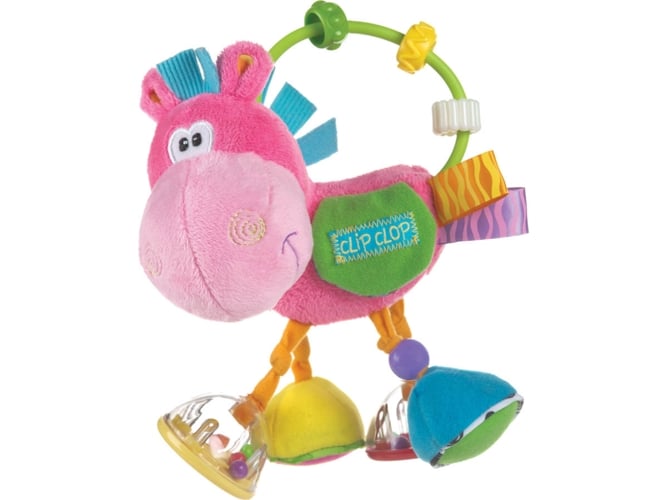 Playgro Sonajero Multiactividades caballo desde los 3 meses sin bpa toy box pferd clip rosamulticolor 40143 sonajeromordedor actividades multicolor 0183303