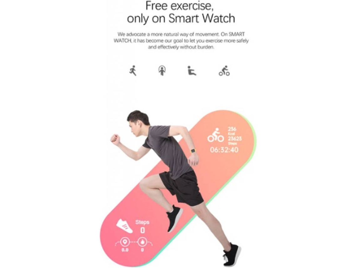 Reloj Inteligente Deportivo Smartwatch Mujer Hombre Azul – Klack