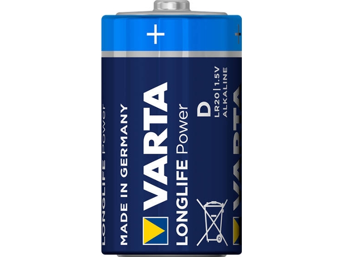 Varta Longlife Power pack 4 pilas lr20 mono paquete de unidades alcalina para juguetes linternas reproductores cd y otros aparatos que funcionan 4920 121 414