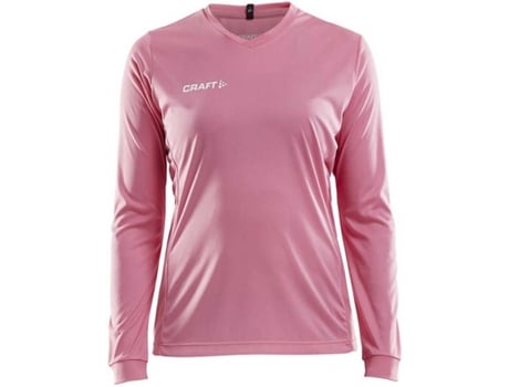 Camiseta de Mujer para Fútbol CRAFT Squad Solid Gris Rosa (S)