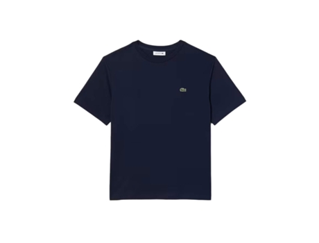 Camiseta LACOSTE Algodón para Mujer (38 - Azul)