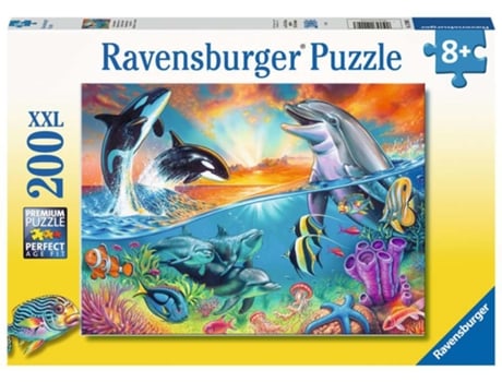 Puzzle RAVENSBURGER 12900 Puzle de figuras 200 pieza(s) Animales