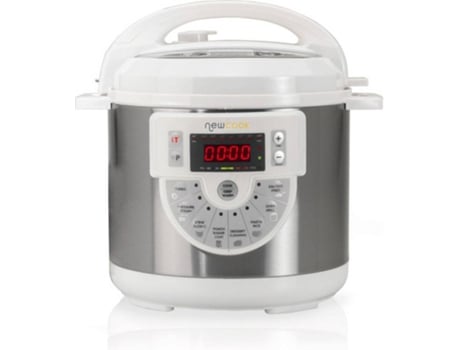 Newcook Delicious Olla programable 6l 1000w blanca con voz 15 funciones 1000w6 4 niv. presióncubeta recubrimiento 1000