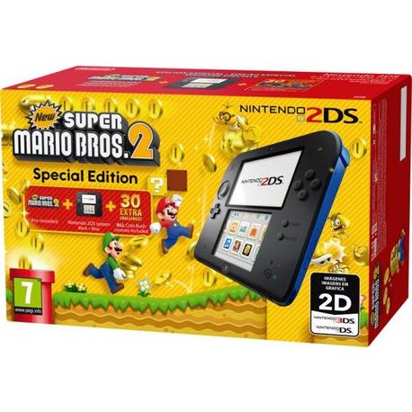 Nintendo 2DS Azul + New Super Mario Bros 2