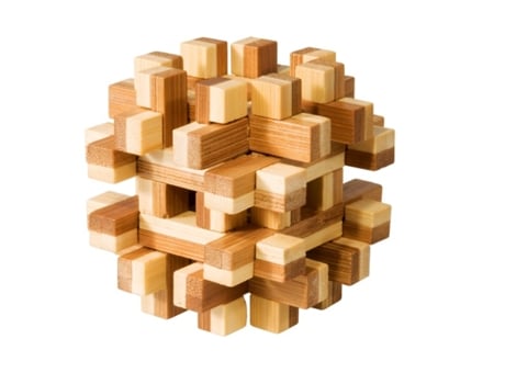 Puzzle FRIDOLIN (Madera - Beige - 9 x 9 x 9 cm)