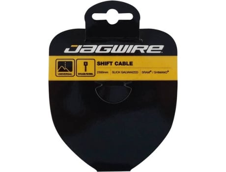 Cable JAGWIRE Shift Cable-Slick Galvanized-1.1X2300Mm-SRAM/SHIMANO (Negro - TU)