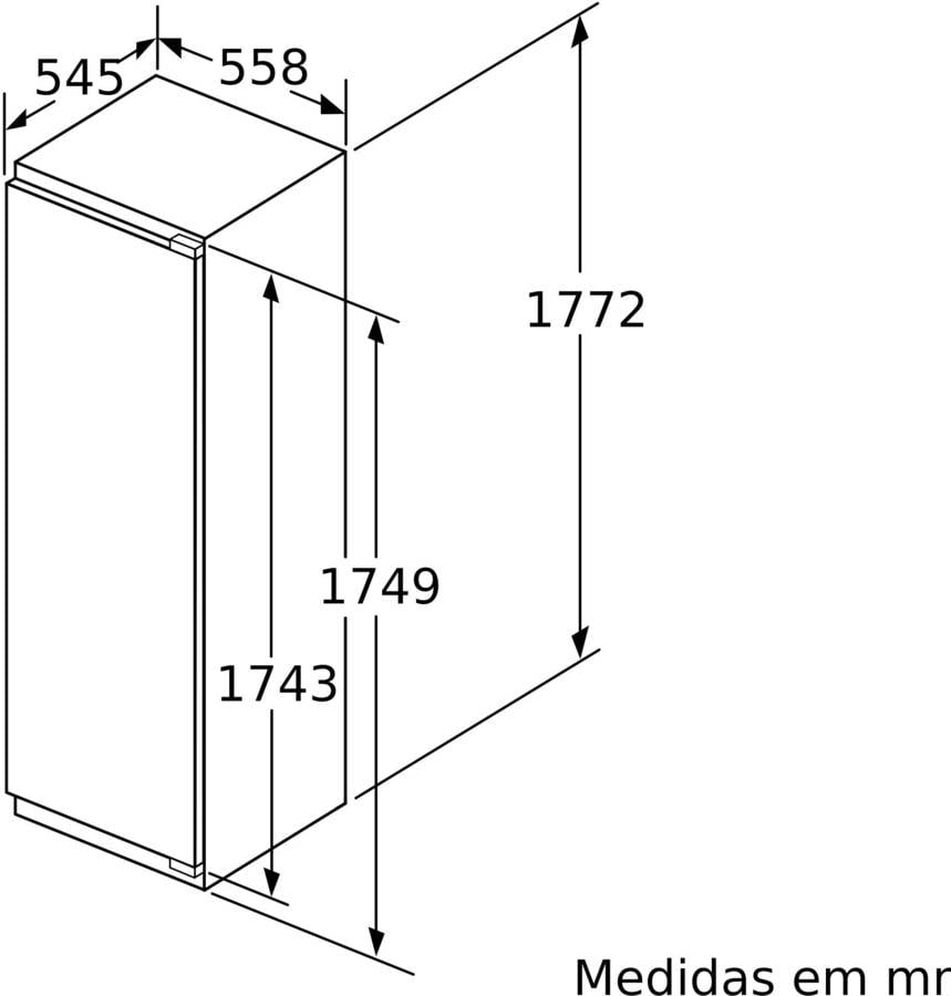 Congelador Vertical SIEMENS GI81NAEF0 (No Frost - 177 cm - 211 L - Blanco)