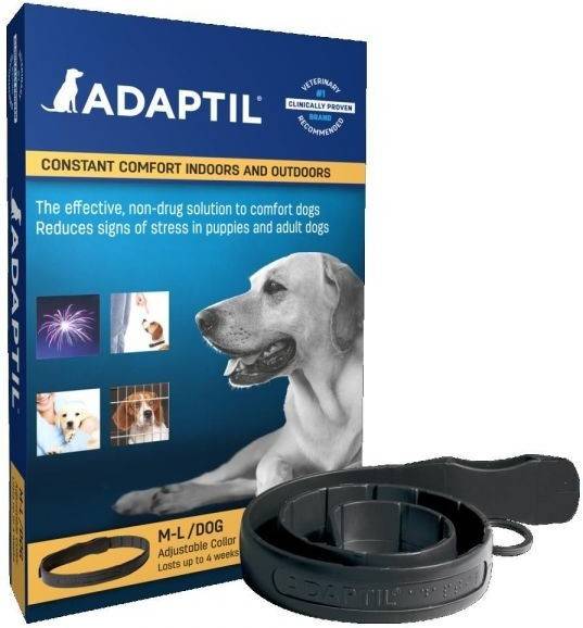 Collar para Perros CEVA Adaptil Anti-Stress (Negro - 70cm - L - Porte Grande)