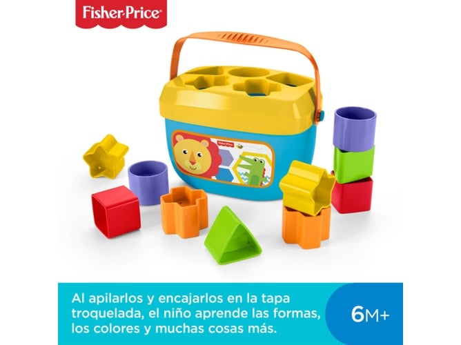 Fisherprice Bloques Infantiles juguete para bebé +6 meses mattel ffc84 colormodelo surtido cubo primeras