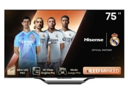 TV HISENSE 75U7NQ (ULED MiniLED - 75'' - 189 cm - 4K Ultra HD - Smart TV)