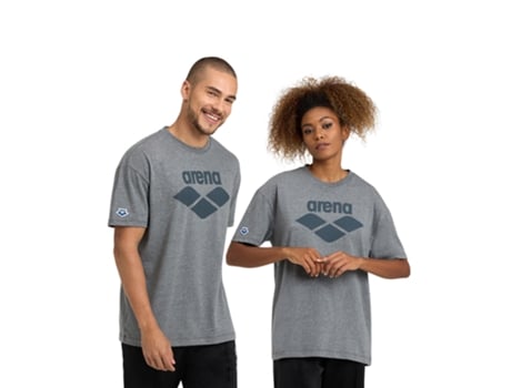 Camiseta Unisex para Natación ARENA Icons Gris (2XL)