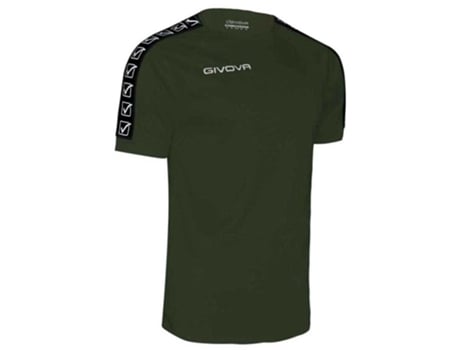 Camiseta de Hombre para Fútbol GIVOVA Poly Band Poliéster Verde (L)