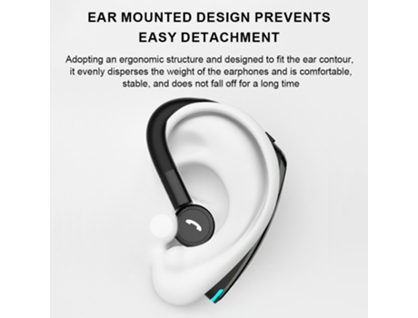 ELKUAIE Auricular inalámbrico Bluetooth, auricular inalámbrico