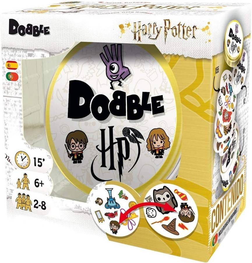 Juego de Mesa ASMODEE Dobble Harry Potter (Edad Minima: 18 años)