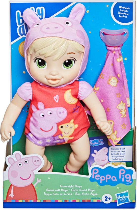 Muñeco HASBRO Baby Alive Peppa Pig Rubia (Edad Mínima: 2 Años - 10,2 x 19,7 x 30,5 cm)