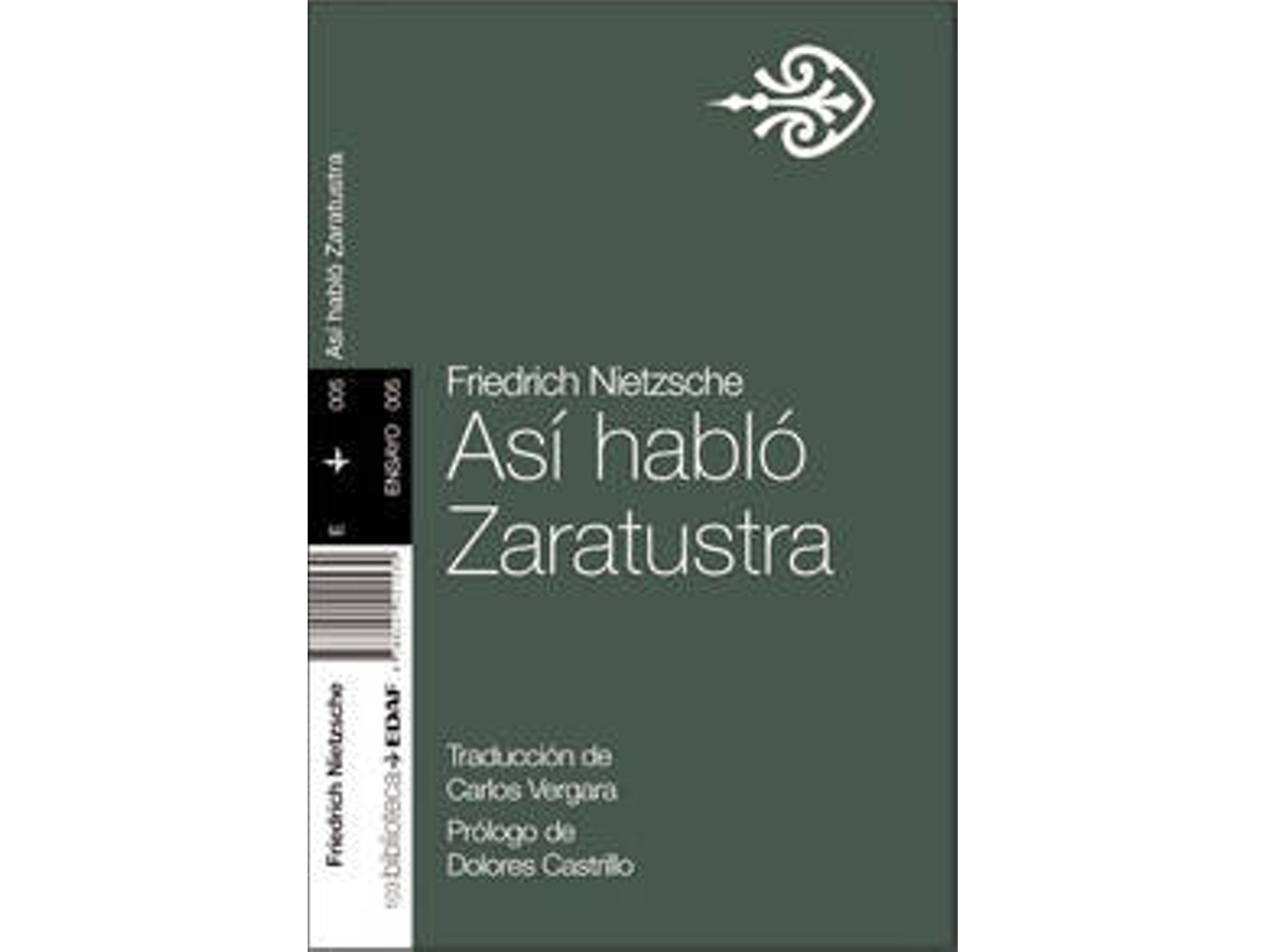 Libro Asi Hablo Zaratustra. de Friedrich Nietzsche