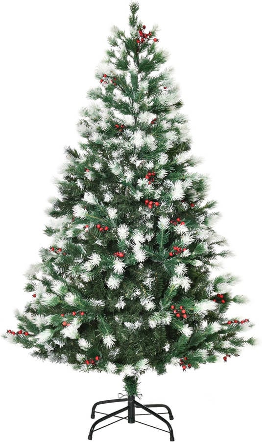 Árbol de Navidad HOMCOM 830-284 (Verde - 75x150cm)