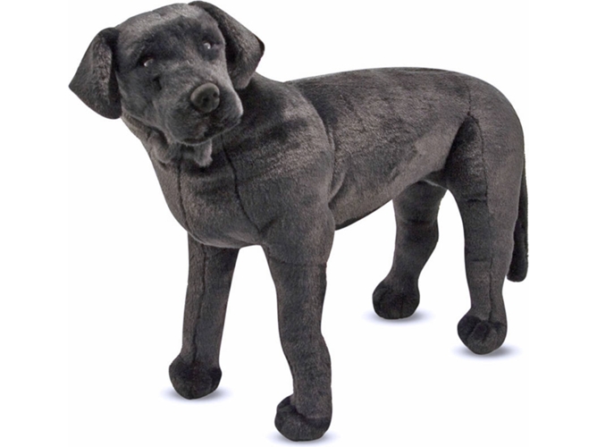 Melissa Doug Labrador de peluche color negro 12117