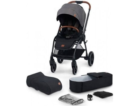 Carrito de Bebé KINDERKRAFT Evolution Cocoon 2 In 1 Gris Platino