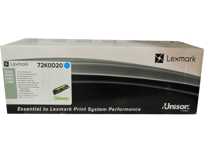 Unidad reveladora LEXMARK 72K0D20