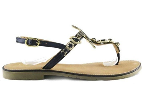 Sandalias PARODI SUNSHINE 53/1839 Piel Hombre (41 - Negro)