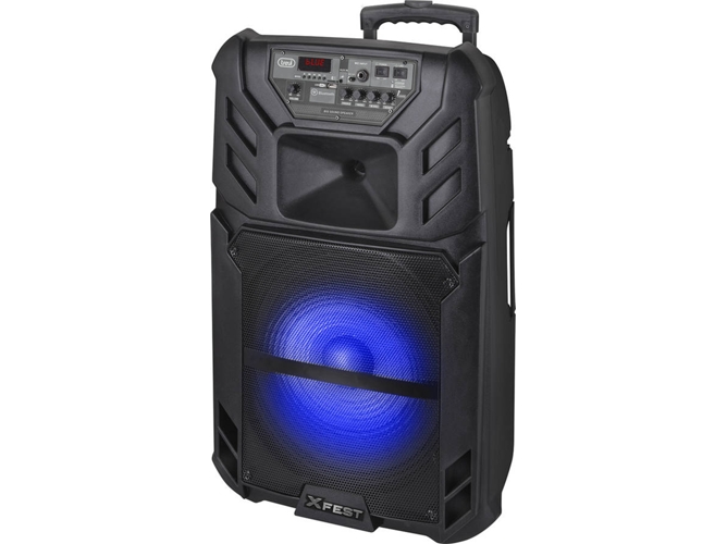 Trevi 1500 Kb 120 w sistema de megafonía con ruedas negro 40 20000 hz 62 db 2 integrado 381 cm 15 xfest altavoz 120w