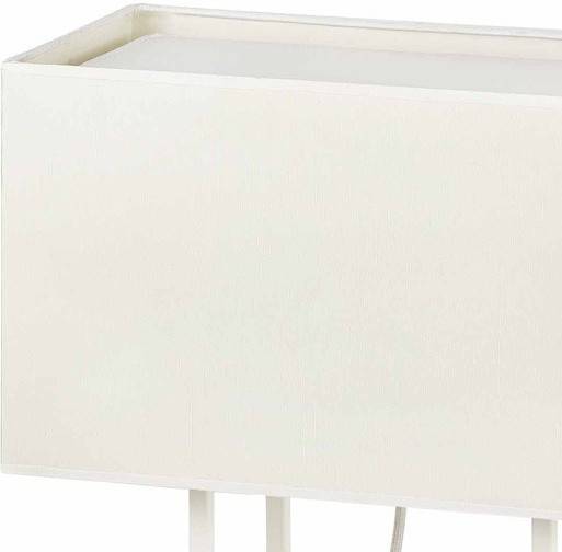 Faro Barcelona 29984 vesper sobremesas y de pie 20w metal pantalla tela beige color blanco bombilla no incluida sobremesa e27 20