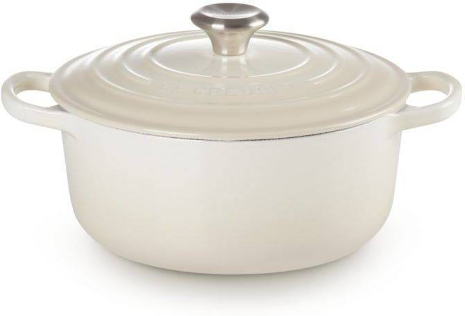 Le Creuset Evolution cocotte con tapa redonda todas las fuentes de calor incl. 33 hierro fundido rojocerez cacerola 22cm