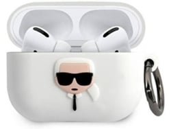 Funda AirPods Pro KARL LAGERFELD Iconic (Blanco)