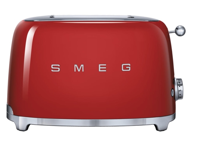 Tostadora SMEG Años 50 Rojo - TSF01RDEU 2 Rebanadas (950 W)