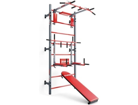 Ksport Banco Romano plegable incluye asas para flexiones soporte de cadera ajustable en 5 niveles y altur musculación gmbh 114x10x49