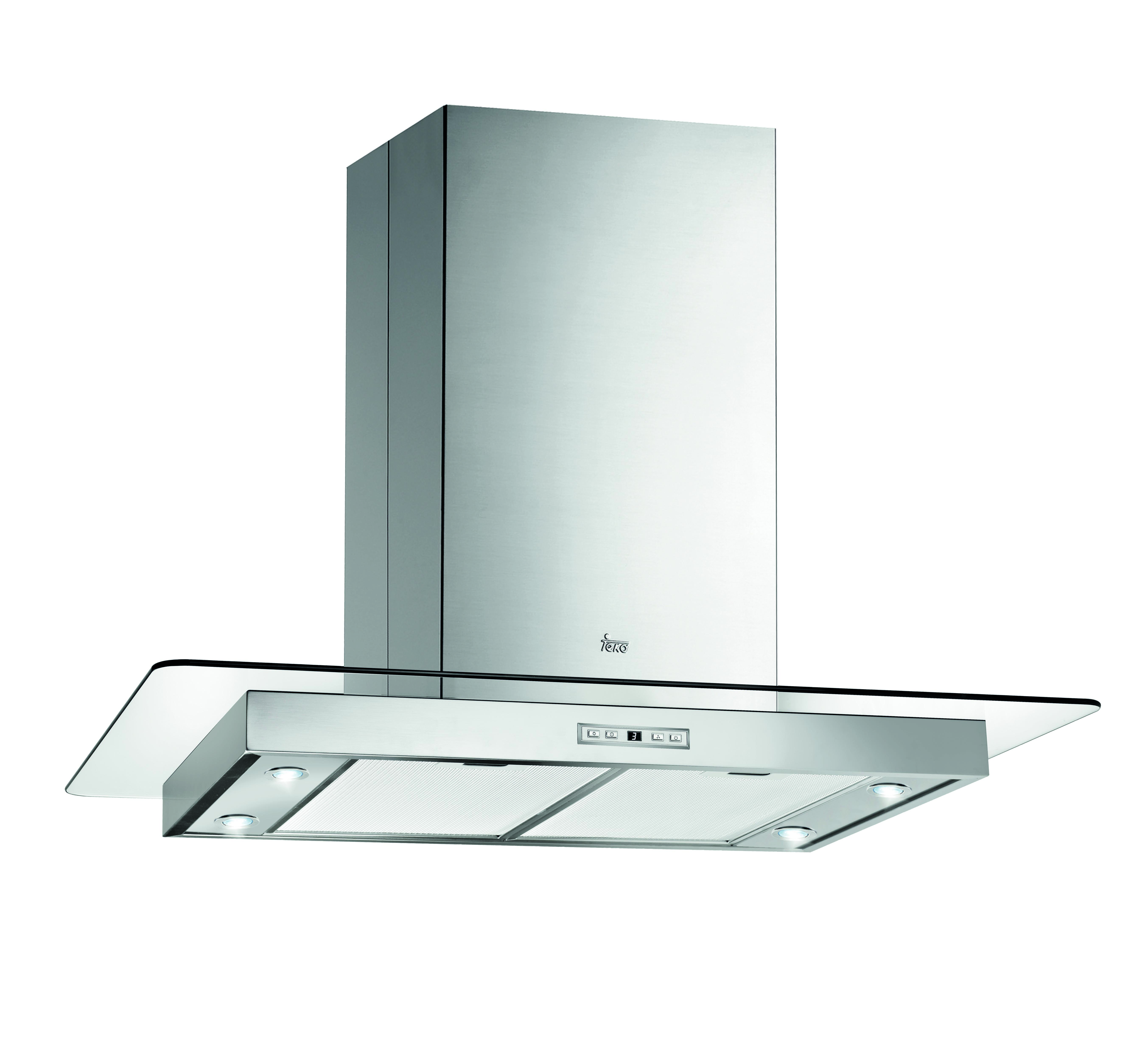 Campana de Isla TEKA DG3 985 (605 m3/h - 90 cm - Inox)