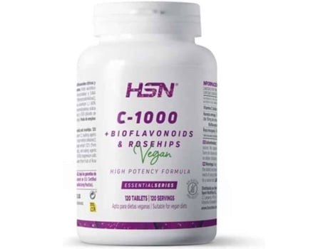 Vitamina 1000mg De hsn suministro para 4 meses con bioflavonoides rosa mosqueta antioxidante... complemento alimentar 120