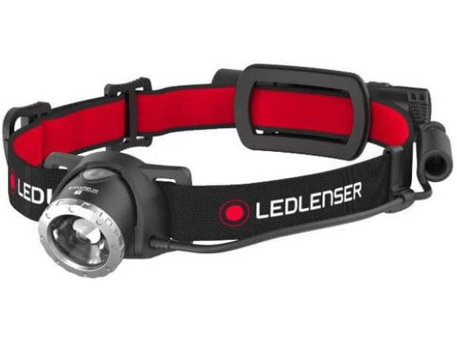 Linterna Led Lenser h8r de cabeza negro con cinta para rojo ipx4 1 250