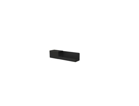 Percha NICE S Negra Izquierda FINK 37x9x9 cm