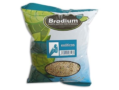 Alimentación para Pájaros BRADIUM Mezcla Exótica para Periquitos (4 Kg)