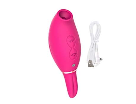 Vibrador de succión multifrecuencia, masajeador femenino (rojo) VEANXIN