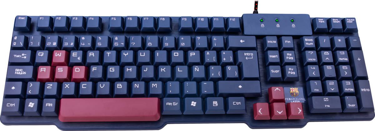 Teclado Gaming MARS MKBC (Membrana - Español - Negro)