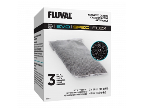 Material Filtrante FLUVAL Carbon Para Aquário Flex E Spec