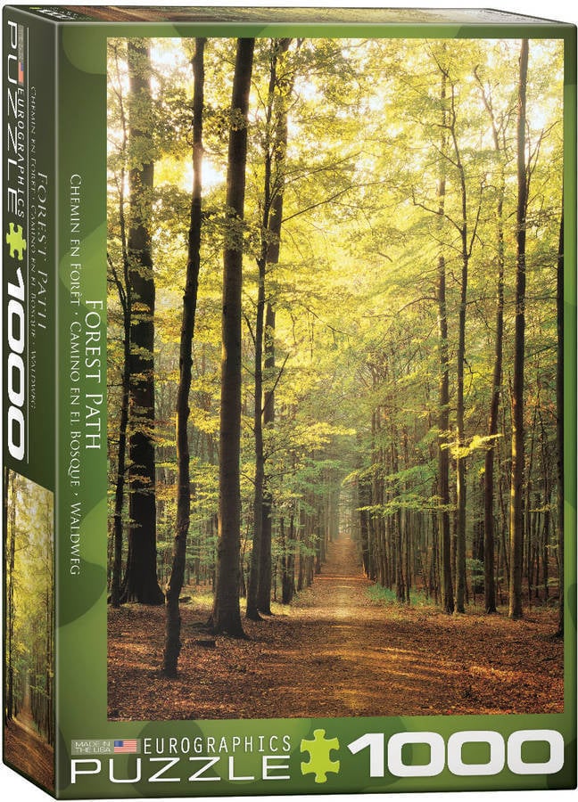 Eurographics Forest Path 1000pcs puzzle rompecabezas paisaje niños y adultos 1000 piezas