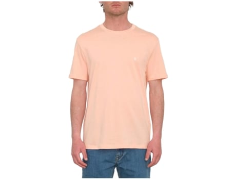 Camiseta de Hombre VOLCOM Corta Blanks Rosa (S)