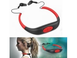 HJKBTECH Auriculares Bluetooth Reproductor de música a prueba de agua Radio Fm para nadar Correr Deportes