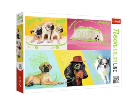 Puzzle Neón Más Que Perros 1000 Piezas