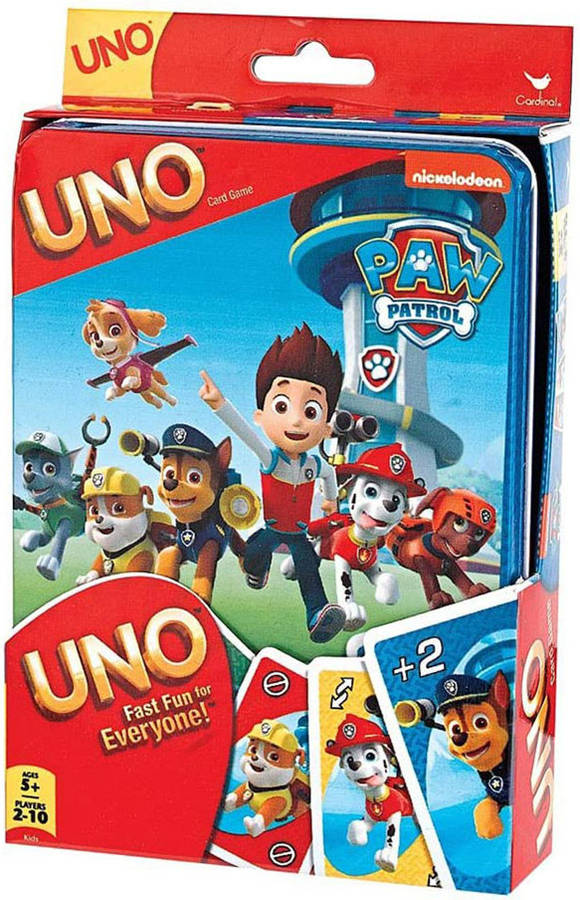 Juego De Cartas mattel uno junior paw patrol edad 3 dificultad