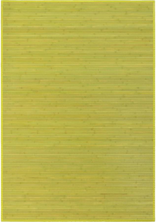 Alfombra LOLAHOME Verde (200x140 cm - Bambú)